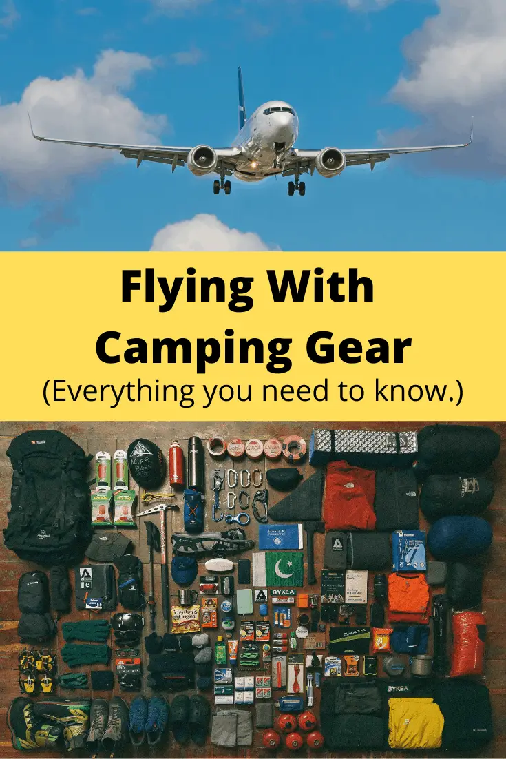 flying with camping gear
