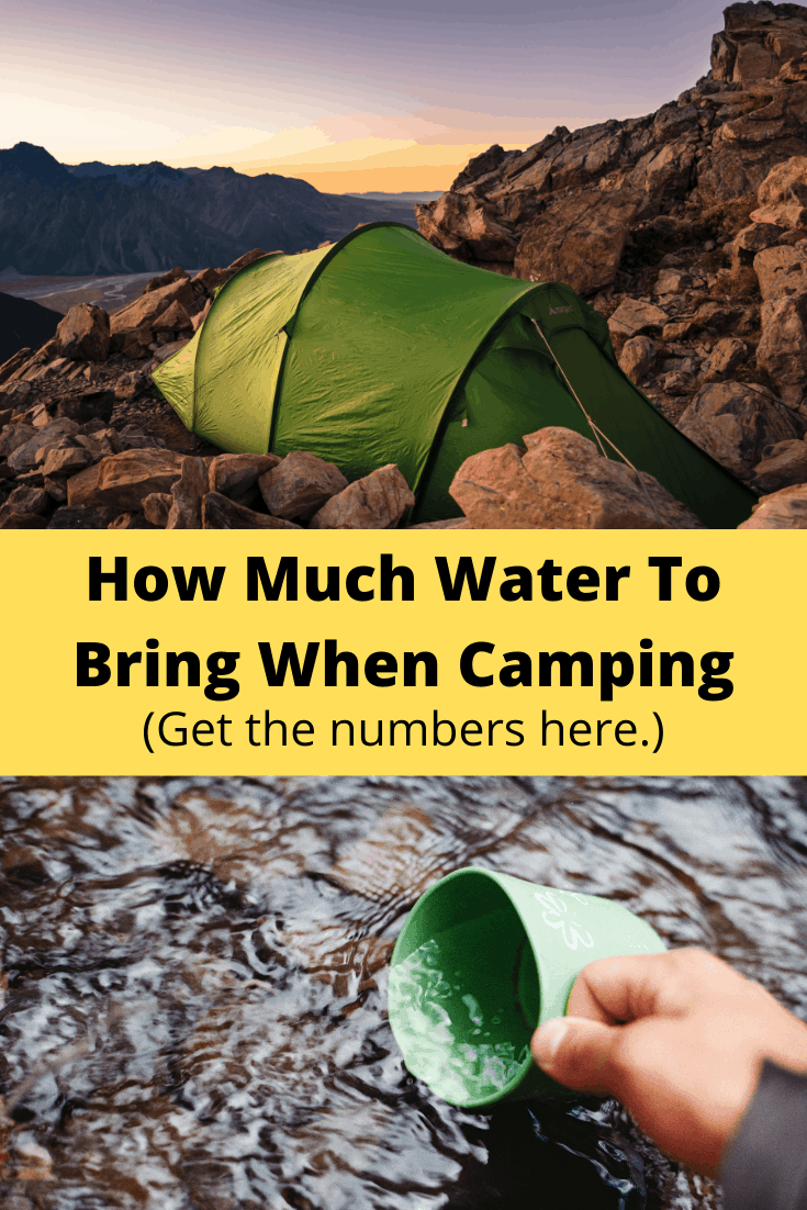 How Much Water To Bring When Camping pin4