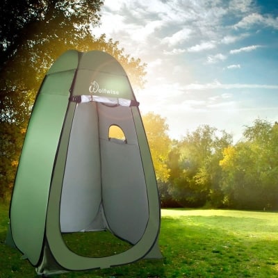 hygiene tent for camping