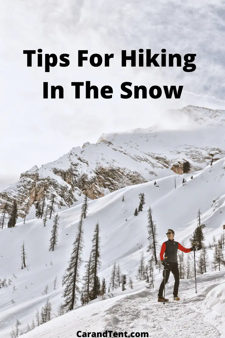 Tips for Hiking in the Snow pin4