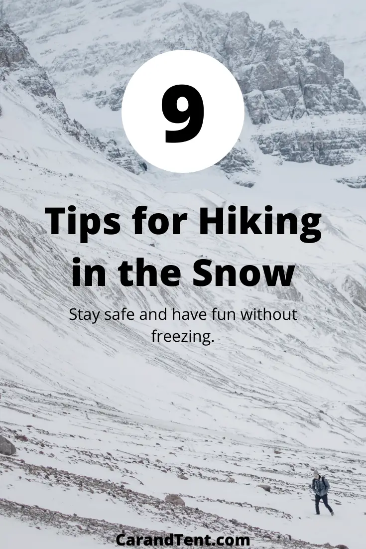 Tips for hiking in the snow pin2