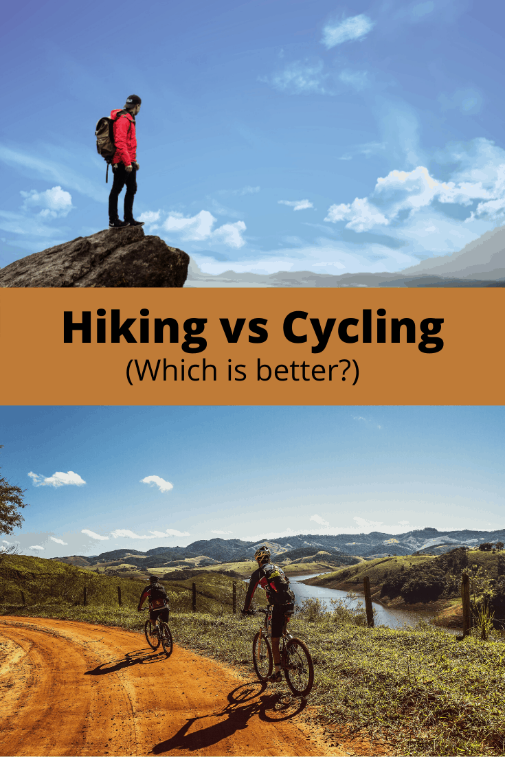 hiking vs cycling