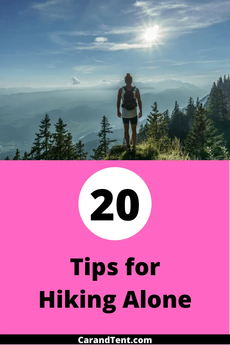 tips for hiking alone pin2