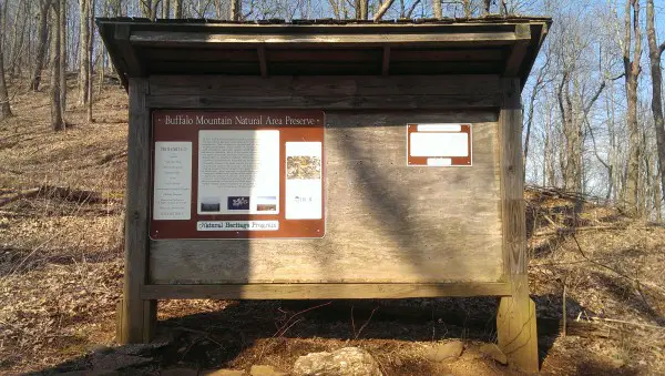 buffalo mountain Virginia trail post