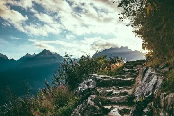 hiking steps