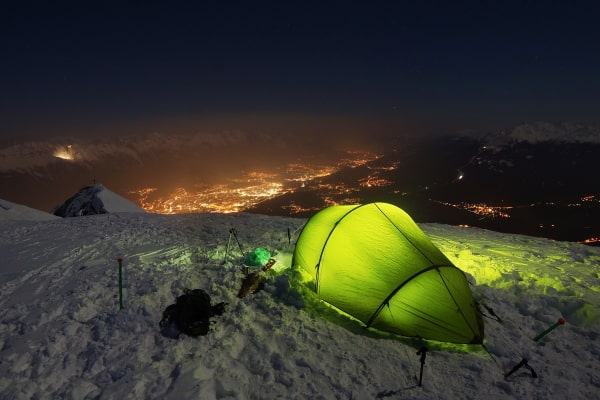 camping in high winds