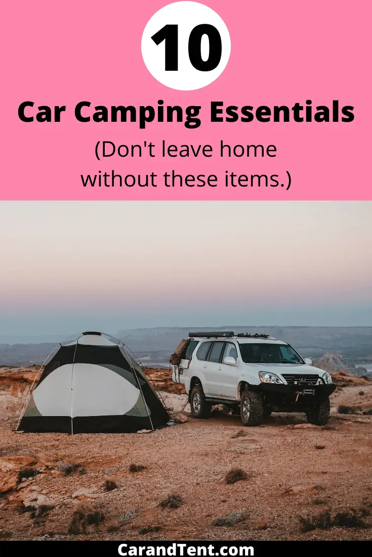 Car Camping Essentials pin3
