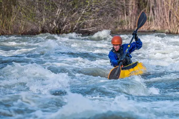 cold weather kayaker