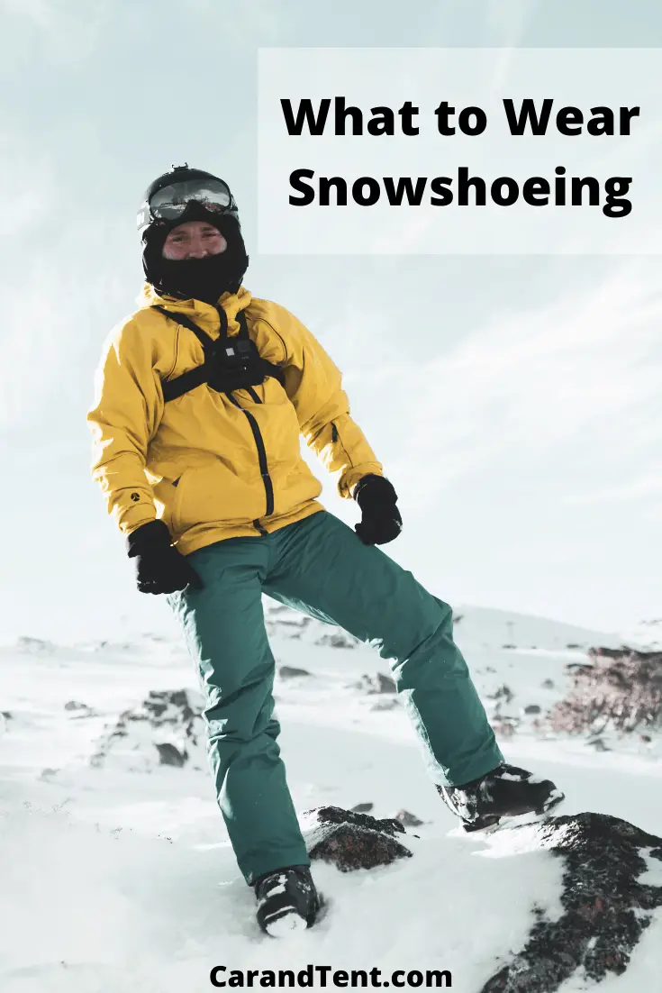 what to wear snowshoeing pin2