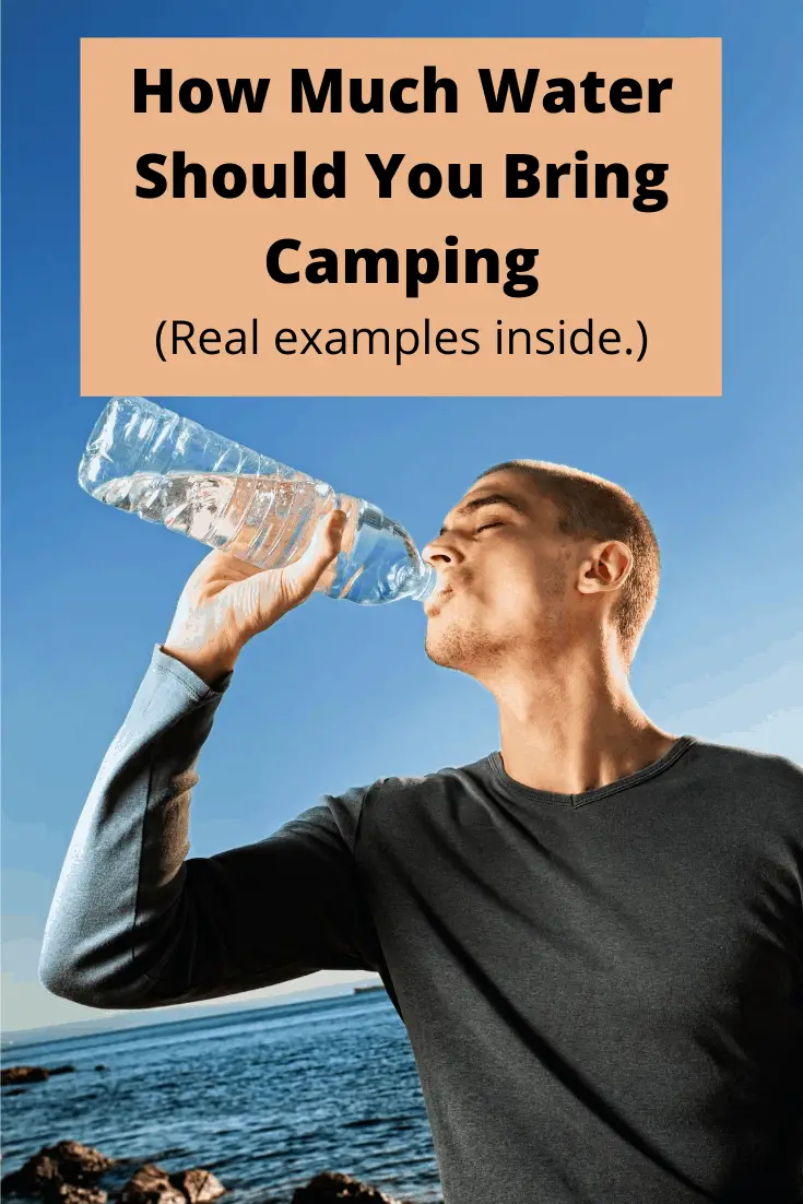 How Much Water Should You Bring Camping pin3
