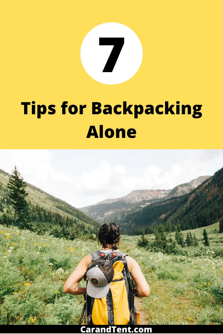 Tips for Backpacking Alone pin2