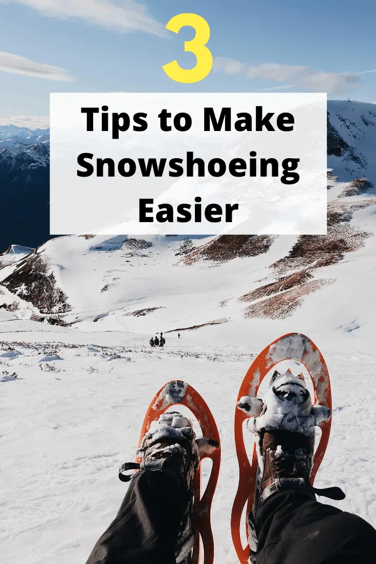 Tips to Make Snowshoeing Easier pin3