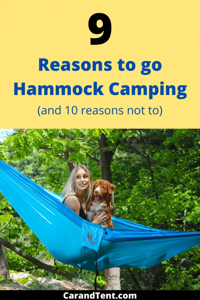 Guide to Hammock Camping Plus the pros and cons of doing so.