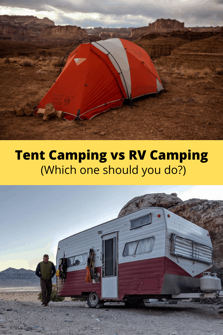 Tent Camping vs RV Camping pin3