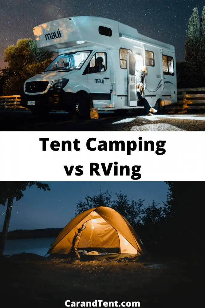 Tent Camping Vs RV Camping Which to Choose