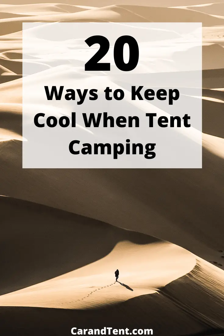 Ways to Keep Cool When Tent Camping pin2