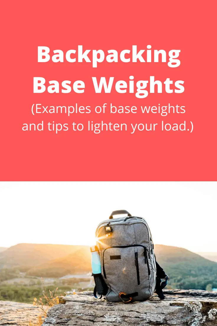 Backpacking Base Weights pin3