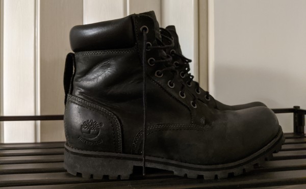 timberland leather work boots