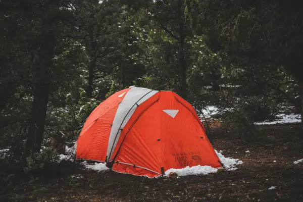 tent in wilderness