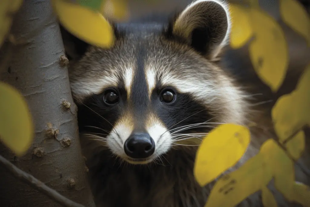 camping with raccoons