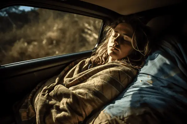 can you sleep in your car while camping can you sleep in your car while camping