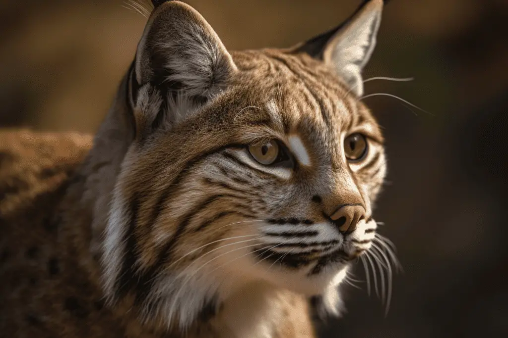 closeup of bobcat