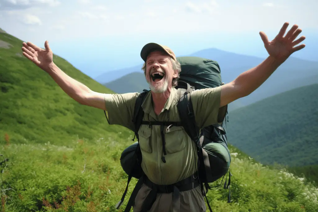 happy hiker