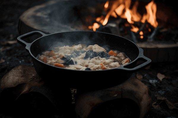 how to cook over a campfire