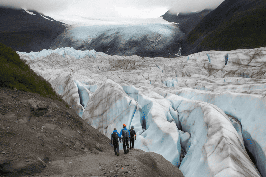 how to go glacier hiking