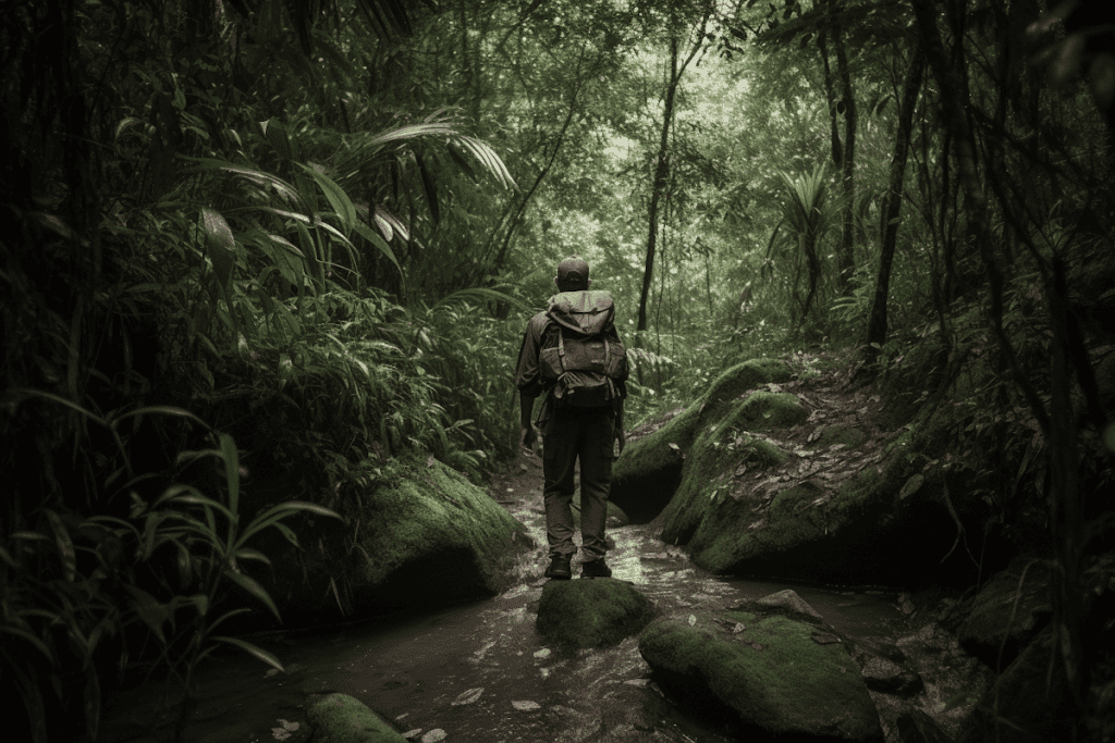 jungle hiking