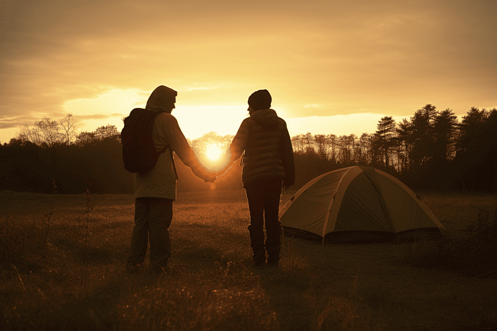 romantic camping ideas