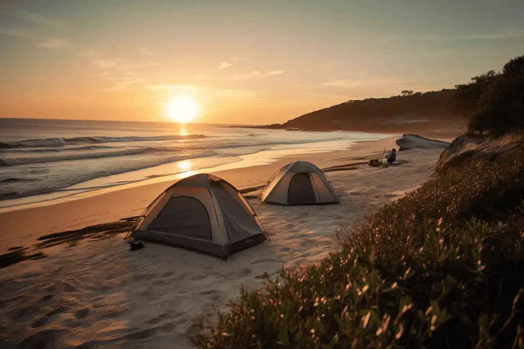 anastasia state park beach camping