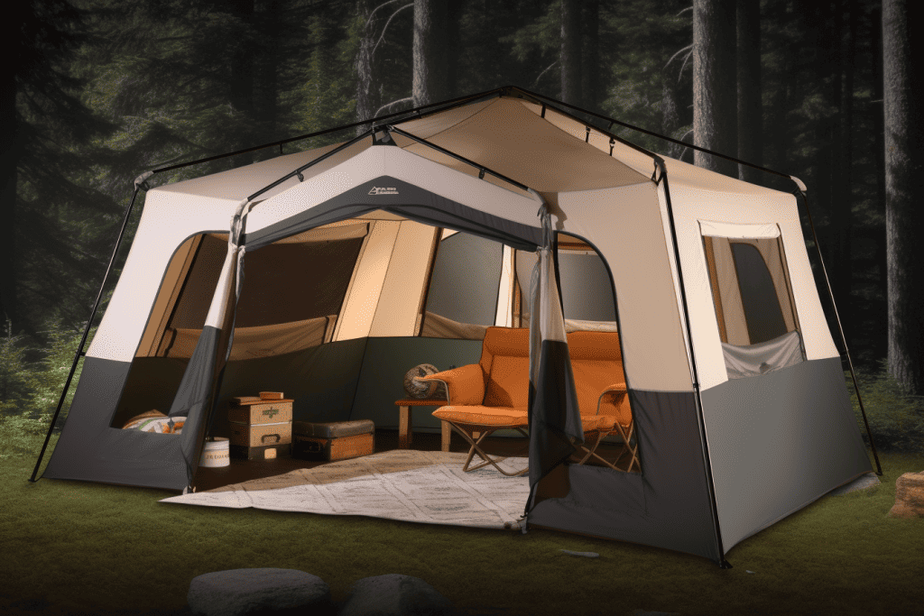 glamping cabin tent