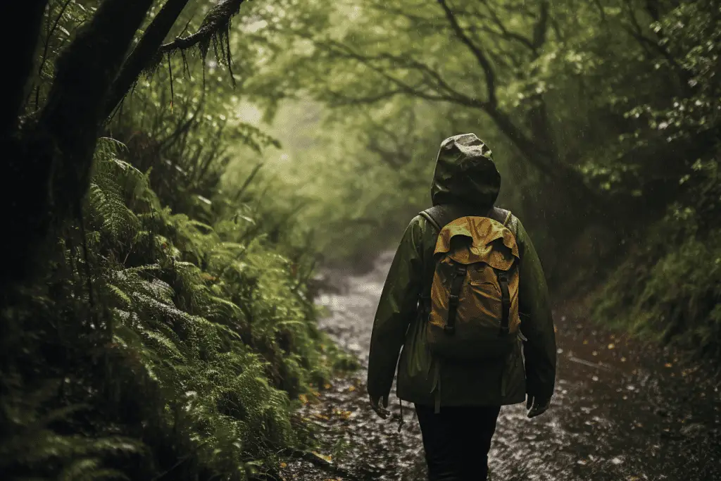 poncho for hiking