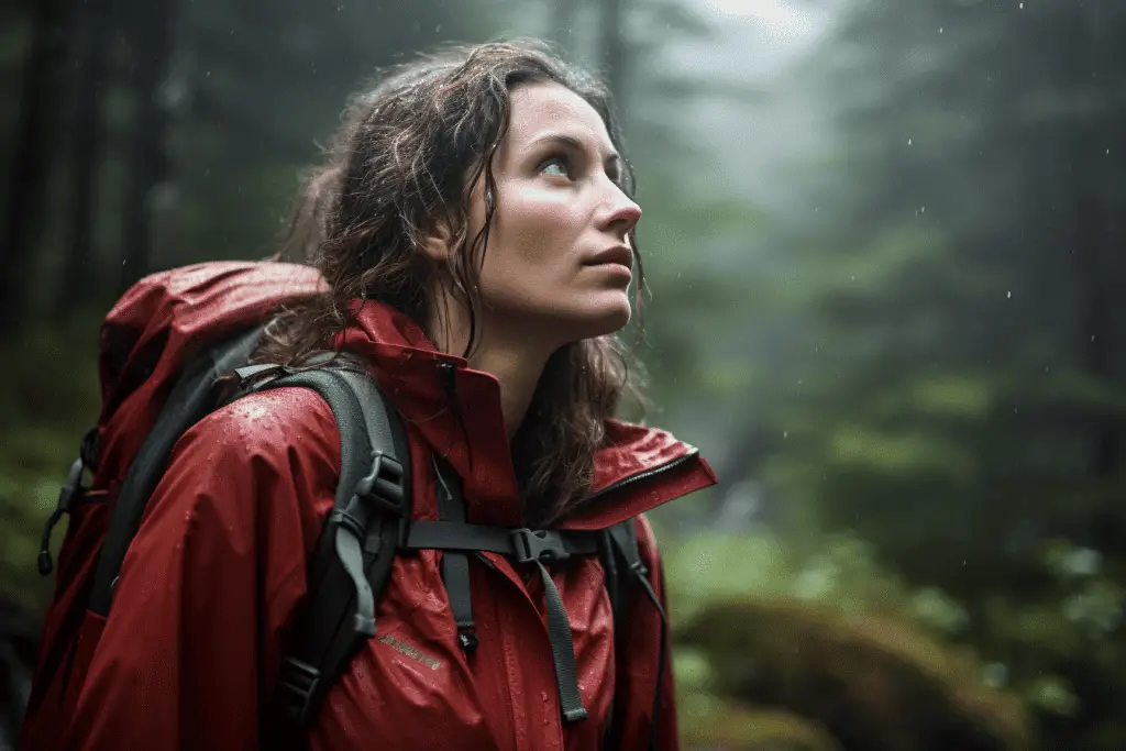 poncho vs rain jacket for hiking