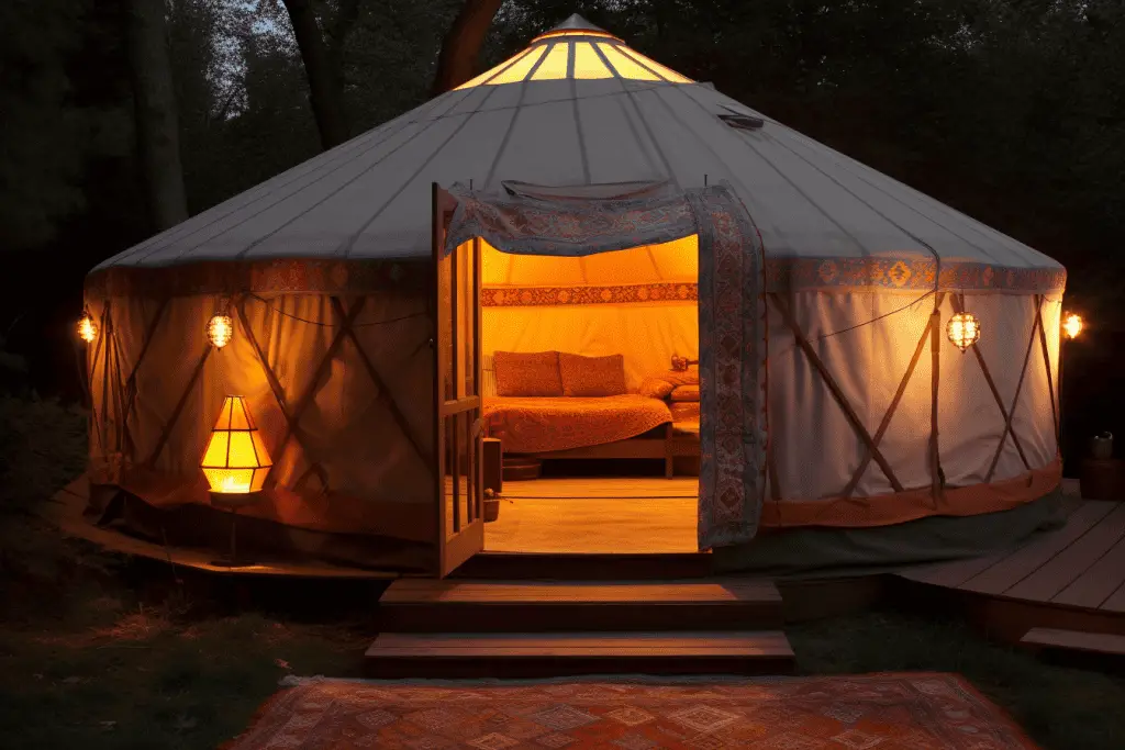 yurt glamping tent