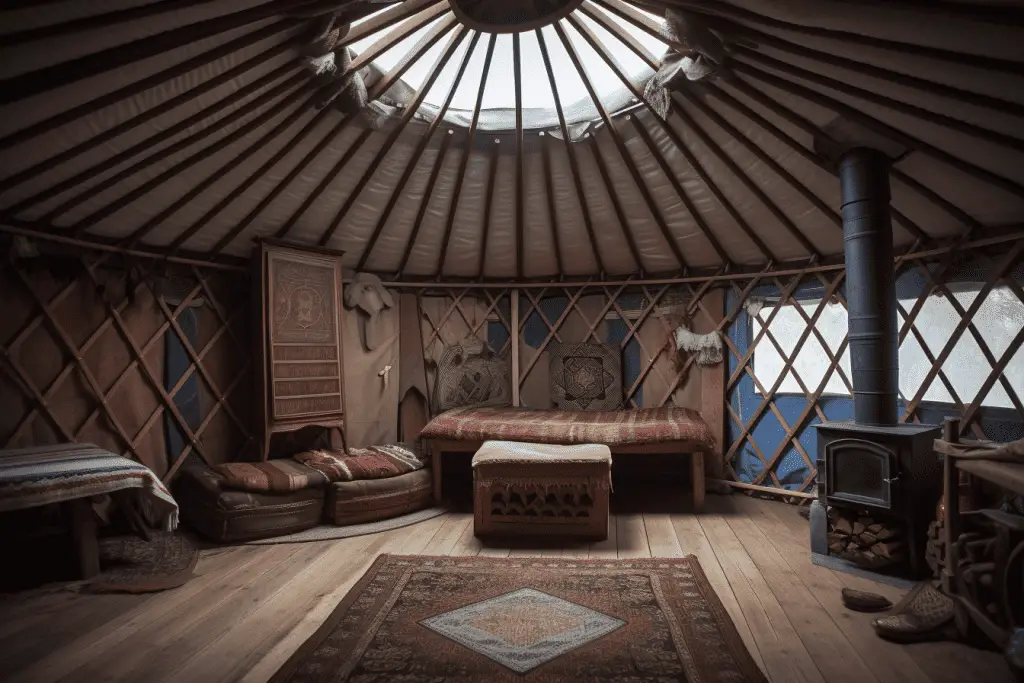 yurt interior