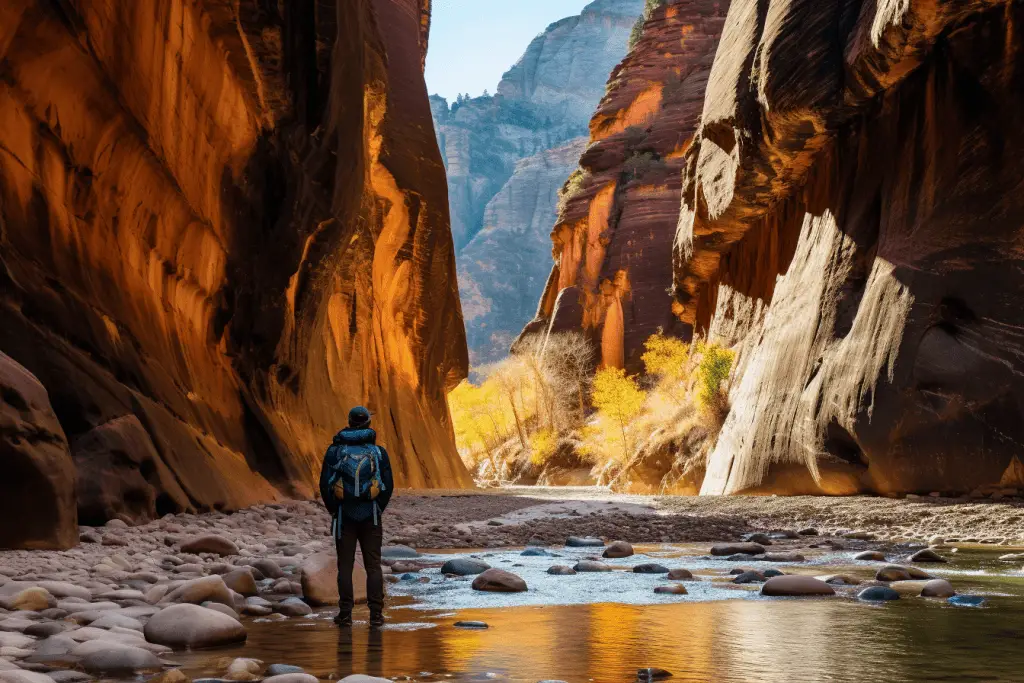 hiking the narrows