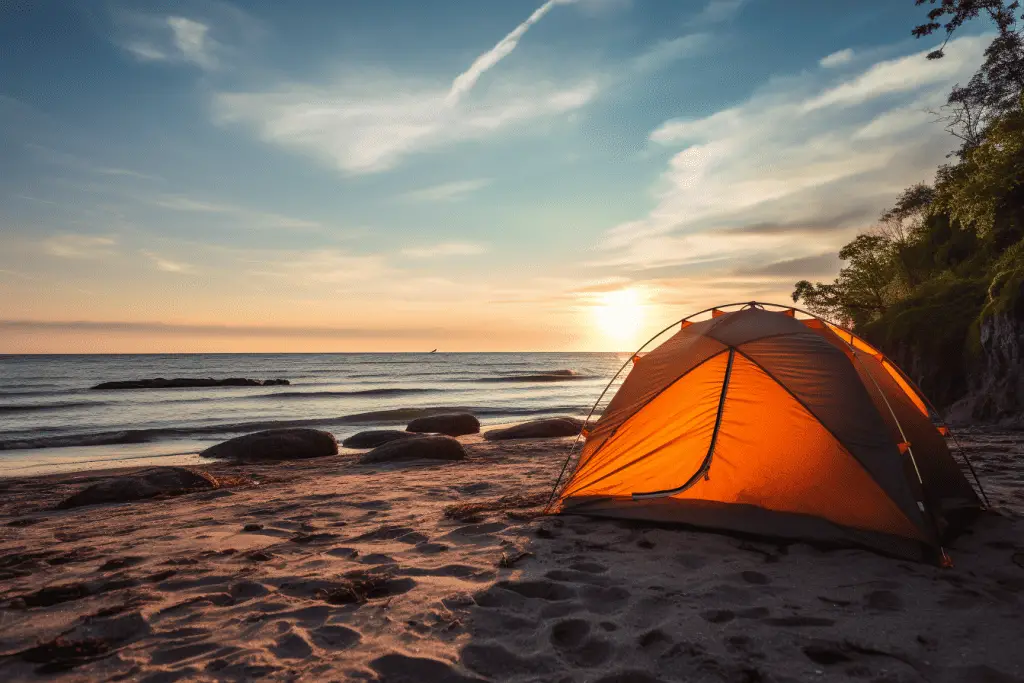 best places to go beach camping in the us